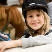 Girl and horse